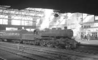 Ivatt class 4MT no 43045 photographed shortly after arrival at Carlisle on 7 March 1964 with the 10.48 branch train from Langholm.<br><br>[K A Gray 07/03/1964]