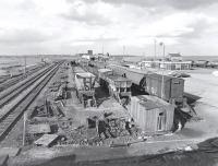 View over Cambois depot, North Blyth,  in 1987.<br><br>[Bill Roberton //1987]