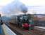 45407 <I>Lancashire Fusilier</I> (with additional adornment) passing through Ladybank on 12 April with the returning <I>Great Britain II</I>.<br><br>[Brian Forbes 12/04/2009]