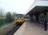 <I>An East Lancashire shadow of its former self</I>.  Although Burnley Central is still staffed, it is an ugly 1960's building. The down platform has gone as have the once extensive goods and parcels facilities on the down side, now covered by modern retail outlets. 142013 is on a Colne to Blackpool South service.<br><br>[Mark Bartlett 16/04/2009]