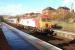 Virgin <I>Thunderbird</I> 57 314 <I>Firefly</I> drags a Pendolino set south through Sanquhar on 8 March 2008. [Editor's note: Peter Rushton has recently bought the old station building at Sanquhar [see image 7002] and has plans (now approved) to restore it for future use as a holiday cottage. He has kindly agreed to keep us in touch with progress on the project via photographs posted on the website from time to time.]<br><br>[Peter Rushton 08/03/2008]