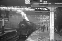 Jubilee 4-6-0 no 45627 <I> Sierra Leone</I> of Bank Hall shed prepares to take a train for Liverpool Exchange out of Glasgow Central around 1964. <br>
<br><br>[K A Gray //1964]