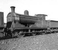 McIntosh 3F no 57608 in the sidings alongside its home shed at Carstairs on 13 April 1963. The locomotive had been withdrawn 4 months previously and was <I>awaiting disposal</I>. This came about in March the following year in Wards scrapyard at Langloan, Coatbridge, Lanarkshire.<br><br>[David Pesterfield 13/04/1963]