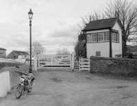 The signal box atClachnaharry on 28 March 1988.<br><br>[Bill Roberton 28/03/1988]