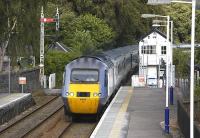 NXEC service from London Kings Cross to Inverness enters Blair Atholl on 30 July 2009.<br>
<br><br>[Bill Roberton 30/07/2009]