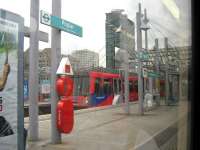DLR No 89 at Poplar Station. It really is quite spooky being on a driverless train!<br><br>[Alistair MacKenzie 24/08/2009]