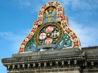 The magnificent crest of the London, Chatham and Dover Railway on Blackfriars Bridge, London, in the summer of 2009.<br><br>[Alistair MacKenzie 23/08/2009]