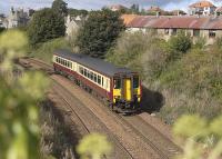 156513 leaves Aberdour with a Fife Inner Circle service on 20 September. On Sundays 156s often appear on such trains as they are not required on Shotts line services.<br>
<br><br>[Bill Roberton 20/09/2009]