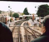 An unusual view of Winchcombe in December 2007, photographed from a brake van being hauled to Toddington by a class 37. Galas are great fun!<br><br>[Ken Strachan 27/12/2007]