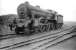 61600 at Darlington shed during its brief erroneous stopover in July 1958. David Whittaker recalls...  <I> 61600 'Sandringham' caused something a a stir amongst the local enthusiast population by arriving at Darlington in the summer of 1958 (although it appears to have been consigned there by mistake and was later sent on to Doncaster to be scrapped). On first hearing the news of 61600's arrival I mounted my trusty Triumph Palm Beach and furiously pedalled the nine miles, scouring the Darlington shed and works areas, but alas too late!</I> [See image 25149]<br>
<br><br>[Robin Barbour Collection (Courtesy Bruce McCartney) 12/07/1958]