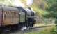 Britannia Pacific no 70013 <I>Oliver Cromwell</I>, during a visit to the NYMR on 2 October 2009, slips on the 1 in 49 climb south from Grosmont with the 12.30 service to Pickering.<br>
<br><br>[Colin Miller 02/10/2009]