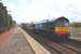 DRS liveried 66434, going south with a short container train, waits at Kingussie on 26 October 2009 for a northbound passenger train to clear the single line section from Dalwhinnie.<br><br>[John Gray 26/10/2009]