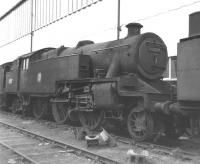 Former London, Tilbury & Southend Railway no 42527 photographed on 23 September 1962 standing on the scrapline alongside Doncaster Works. One of a large number of the class withdrawn in 1962 following electrification of the LT&S line.<br><br>[David Pesterfield 23/09/1962]