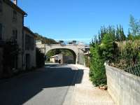 The old railway bridge at Camon on the Mirepoix - Lavalenet branch line.<br><br>[Alistair MacKenzie 05/10/2009]