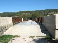 <h4><a href='/locations/A/Ariege_Pyrenees'>Ariege Pyrenees</a></h4><p><small><a href='/companies/S/SNCF'>SNCF</a></small></p><p>Old railway bridge at Camon on the former Mirepoix - Lavalenet branch line, showing modifications. 23/32</p><p>05/10/2009<br><small><a href='/contributors/Alistair_MacKenzie'>Alistair MacKenzie</a></small></p>