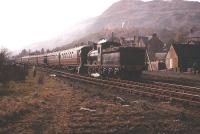 J36 no 65315 stands at Aberfoyle with the SLS <I>Strathendrick Special</I> of 3 May 1958 preparing to return to Glasgow.<br><br>[A Snapper (Courtesy Bruce McCartney) 03/05/1958]