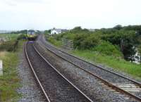 To Dublin and beyond, 29425 sets off from Laytown Co Meath in September 2009.<br><br>[John Steven /09/2009]
