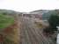 The view south from the overbridge by Great Rocks signalbox along the former Midland main line to London. Great Rocks Junction marks the start of the double track section towards Chinley but south from here the lines are, left to right, the Down and Up Goods (to Buxton and Hindlow), the Down and Up Tunstead siding and the entrance to Tunstead Works. The full semaphore on the left controls the access from the Buxton line to the double track section, while the shunting semaphores control the Tunstead exits.   <br><br>[Mark Bartlett 23/10/2009]
