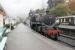 Looking north along platform 2 at Grosmont station on 22 October 2009 as ex BR Standard 4 2-6-0 76079 runs round a train that it has just brought in from Pickering.<br><br>[John McIntyre 22/10/2009]