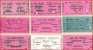 Selection of pasteboard tickets from central Scotland dating from the mid 1980s<br><br>[David Panton //]