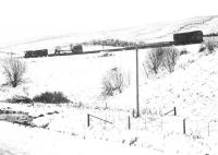 Track lifting operations just south of Shankend in January 1970 [see image 27194] (same place... same track.)<br>
<br><br>[Bruce McCartney /01/1970]