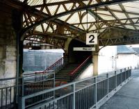 The seemingly multi-level station that was Carstairs in August 1997<br><br>[David Panton 29/08/1997]