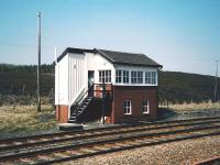 The signal box at Dalwhinnie in May 1998.<br><br>[David Panton 13/05/1998]
