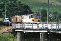 92012 <I>Thomas Hardy</I> crosses the Clyde at Lamington with a down freight in the summer of 2007. <br><br>[John Furnevel 31/07/2007]