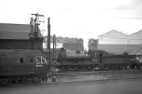NBL Type 2 D6134 passes J36 65217 <I>French</I> at Larbert on 15th June 1962<br><br>[Frank Spaven Collection (Courtesy David Spaven) 15/06/1962]