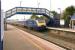 First Great Western HST 43020eastbound at Hungerford on New Year's Eve 2009.<br>
<br><br>[Peter Todd 31/12/2009]