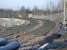 Progress at Bathgate looking west towards Airdrie  - sleepers laid out on the morning of 20 February 2010.<br><br>[Bill Roberton 20/02/2010]