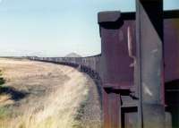 9T26 coal empties from Ravenscraig No 2 for Polkemmet October 1978 on the Benhar branch.<br><br>[William Barr /10/1978]