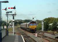 Coal empties passing east through Cosford in 2006.<br><br>[Ewan Crawford 15/09/2006]