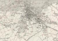 1920 OS map of Alnwick.<br><br>[Alistair MacKenzie 22/03/2010]