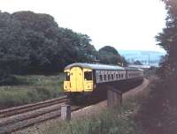 I always associate the Swindon Class 123 Cross Country units with the Western Region Paddington services but towards the end of their lives a number appeared on Transpennine routes. Here set C708 approaches Chinley in 1978 on a Hope Valley line working. It is unfortunate that none of these units, with the stylish wrap around windows, were preserved. Adrian Morgan advises me that he explored the possibility of preserving one of these Swindon units and also a Class 124 Transpennine vehicle but both proposals were blocked by BR at Derby because of the level of brown and blue asbestos contamination in both types of unit. <br><br>[Mark Bartlett //1978]