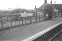Passing through Happendon, South Lanarkshire, in 1964, the year the station closed.<br><br>[Colin Miller //1964]