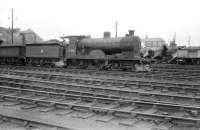 Pickersgill 3P 4-4-0 no 54508 stands on Kingmoor shed on 5 July 1958. The locomotive was withdrawn from Stranraer the following year.<br><br>[Robin Barbour Collection (Courtesy Bruce McCartney) 05/07/1958]