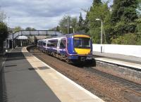 170 421 arrives at Aberdour with a Glenrothes service on 10 May 2010.<br><br>[David Panton 10/05/2010]