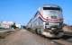 Headed by a recently-built GE <I>Genesis</I> locomotive, the westbound California Zephyr from Chicago waits at Denver's Union station in the summer of 1994. The train is preparing for the long slog through the Rockies. At that time, the <I>Genesis</I> - 14 lower than its predecessor F40 - was the only locomotive type which could operate over every Amtrak route.<br><br>[David Spaven //1994]