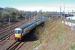 334 010 comes east off the former 'Switchbank' and 'Argyle Line' at Rutherglen station. The current station is distant right (which will become almost a subterranean station under the M74 extension) and main line to Glasgow Central is on the left.<br><br>[Ewan Crawford 29/03/2009]