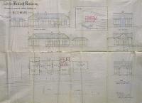 Plans of Rothbury Station, end of the Northumberland Central Railway from Rothbury to Scotsgap.<br><br>[Alistair MacKenzie 22/03/2010]