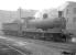 McIntosh 3F no 57550 on shed at Dalry Road in January 1958. <br><br>[Robin Barbour Collection (Courtesy Bruce McCartney) 03/01/1958]