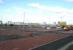 Looking south west from Edinburgh Road across the former yard towards the under construction Bathgate station on 2 May 2010, with work on associated road access, pathways and parking bays well underway.<br><br>[John Furnevel 02/05/2010]