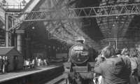 45305 prepares to leave Liverpool Lime Street on 6 April 1968 with the LCGB <I>Lancastrian</I> railtour.<br><br>[K A Gray 06/04/1968]