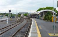 The current station at Kilkenny, fashioned from the former goods shed, seen on 17 May 2008. <br>
<br><br>[Colin Miller 17/05/2008]