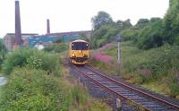 Network Rail inspection unit halted at a signal on the Rosyth Dockyard branch on the approach to Inverkeithing South Junction on 10 July 2010 waiting to proceed back onto the main line.<br>
<br><br>[Grant Robertson 10/07/2010]