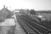 View south through Hassendean station in the 1960s.<br><br>[Robin Barbour Collection (Courtesy Bruce McCartney) //]