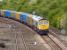 Freightliner 66622 heads east passing Healey Mills Yard just before mid-day on 14 May 2010 with the <I>Manchester Binliner</I> destined for the Roxby Gullet landfill site near Scunthorpe.<br><br>[David Pesterfield 14/05/2010]