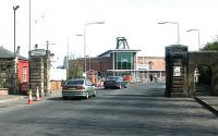 Constitution Street entrance to Leith Docks (and Casino!), 2004.<br><br>[John Furnevel 25/04/2004]
