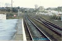 The main line and remains of the goods yard at the north end of Kirkcaldy Station.<br><br>[Ewan Crawford //]